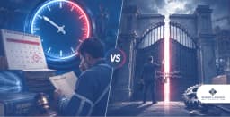 Visual comparison of statute of repose and statute of limitations in Florida personal injury law cases